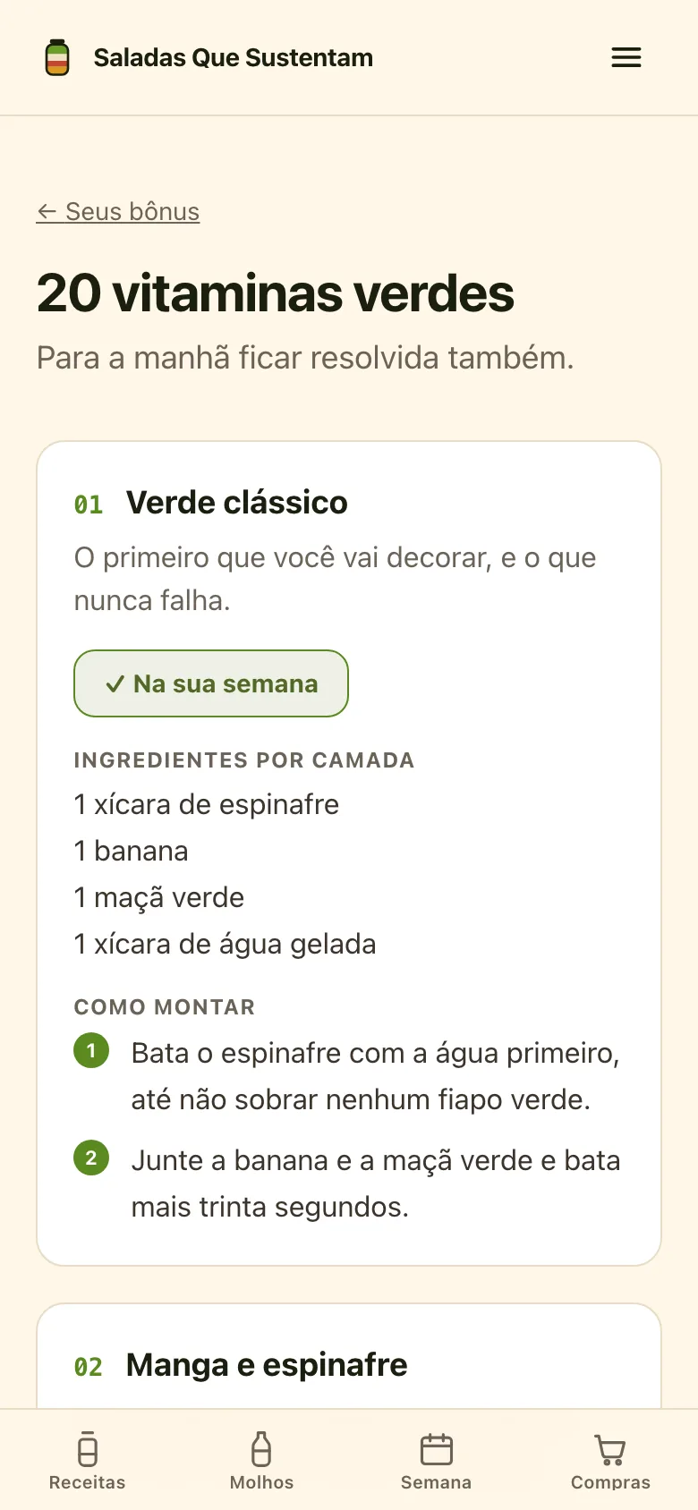 E a manhã também, sem pensar